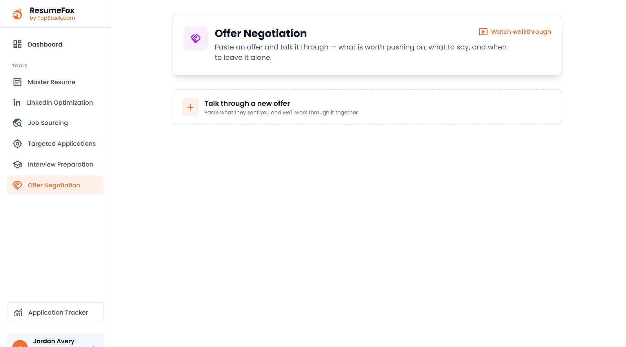 Offer negotiation talking points and suggested wording for the call